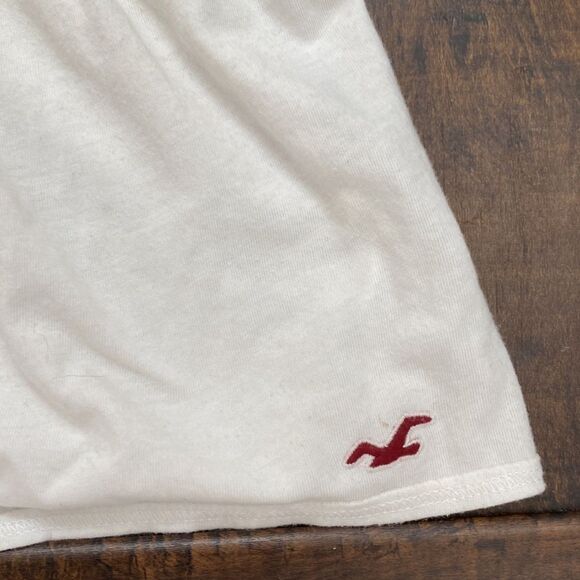 Hollister White Lace Front Tank Size Large - Picture 3 of 3